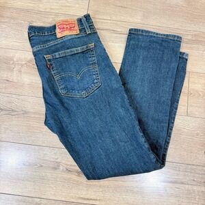 Levi‎ Strauss 511 Mens Jeans W36 L30 Dark Wash Slim Fit Denim Pants